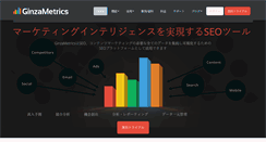 Desktop Screenshot of ginzametrics.jp